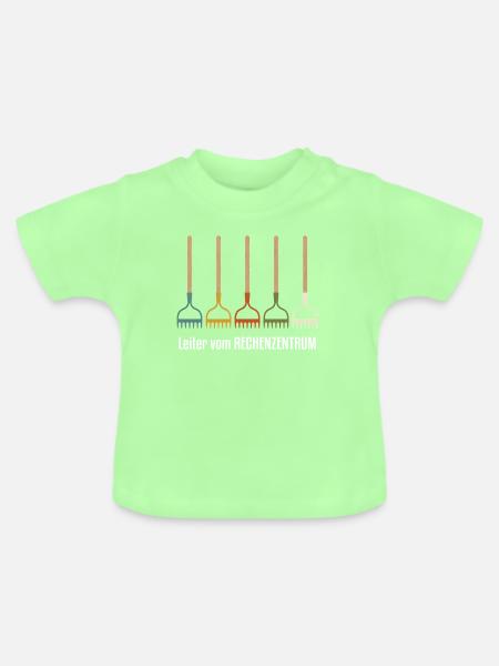 Rechenzentrum Gartenarbeit Landschftsgärtner - Baby Bio-T-Shirt mit Rundhals - Mintgrün