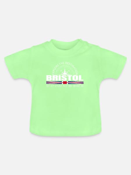 Bristol - Baby Bio-T-Shirt mit Rundhals - Mintgrün