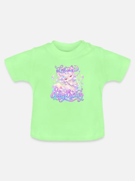 Lost in a Dream - Baby Bio-T-Shirt mit Rundhals - Mintgrün