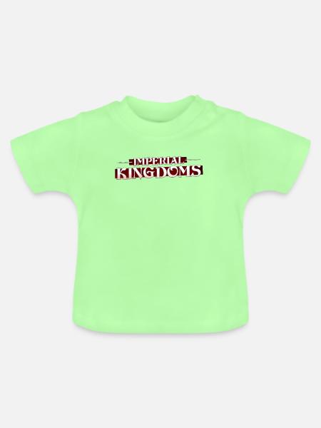 Kaiserliche Königreiche – Rot - Baby Bio-T-Shirt mit Rundhals - Mintgrün