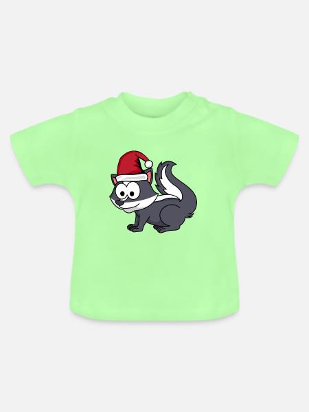 Stinker Comic Weihnachten - Baby Bio-T-Shirt mit Rundhals - Mintgrün