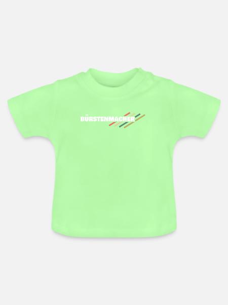 Beruf Buerstenmacher - Baby Bio-T-Shirt mit Rundhals - Mintgrün