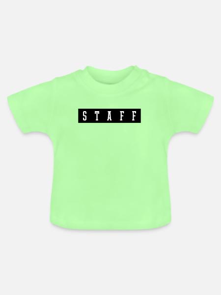 Staff - Baby Bio-T-Shirt mit Rundhals - Mintgrün