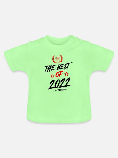 2022 best of - Baby Bio-T-Shirt mit Rundhals - Mintgrün
