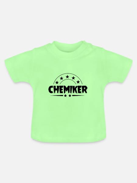 Chemiker Beruf - Baby Bio-T-Shirt mit Rundhals - Mintgrün
