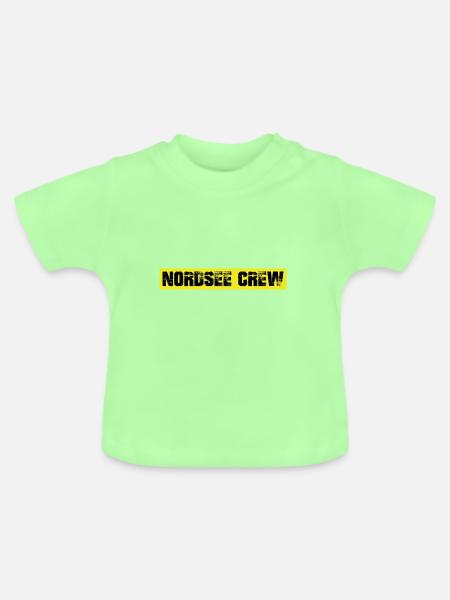 Nordsee Crew - Baby Bio-T-Shirt mit Rundhals - Mintgrün