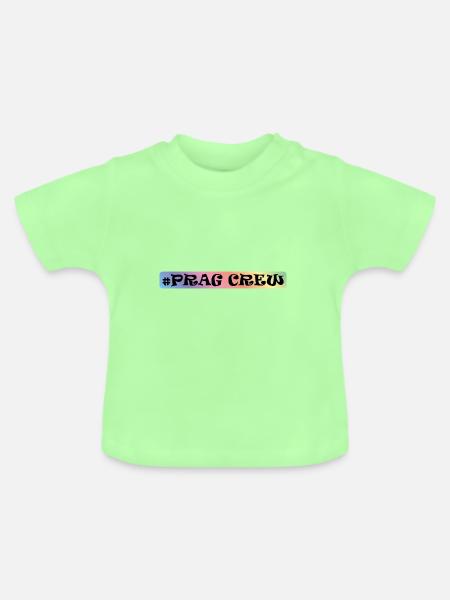 Prag Crew - Baby Bio-T-Shirt mit Rundhals - Mintgrün