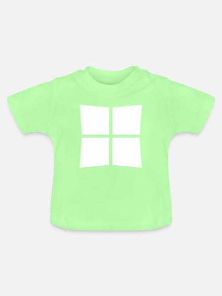 Win - Baby Bio-T-Shirt mit Rundhals - Mintgrün