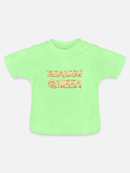 Beauty Queen - Baby Bio-T-Shirt mit Rundhals - Mintgrün