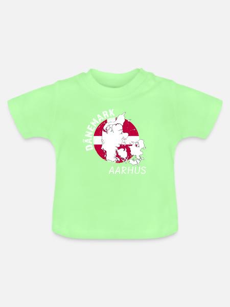 Aarhus - Baby Bio-T-Shirt mit Rundhals - Mintgrün