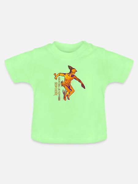 Götterbote - Hermes - Baby Bio-T-Shirt mit Rundhals - Mintgrün