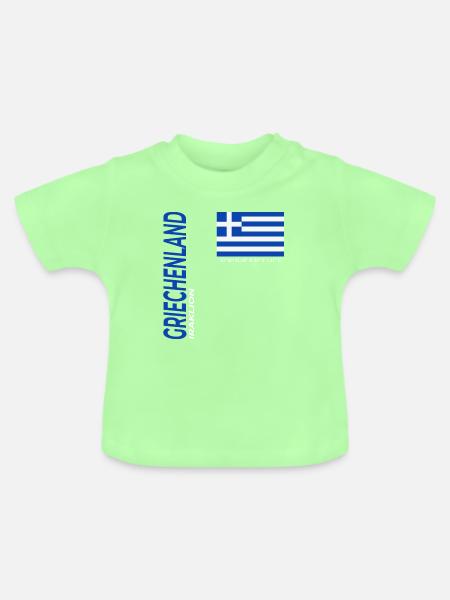 Iraklion - Baby Bio-T-Shirt mit Rundhals - Mintgrün