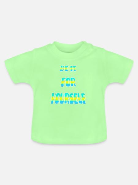 Do-it-Punkt - Baby Bio-T-Shirt mit Rundhals - Mintgrün