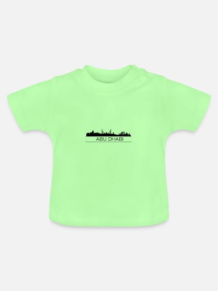 abu dhabi2 F - Baby Bio-T-Shirt mit Rundhals - Mintgrün