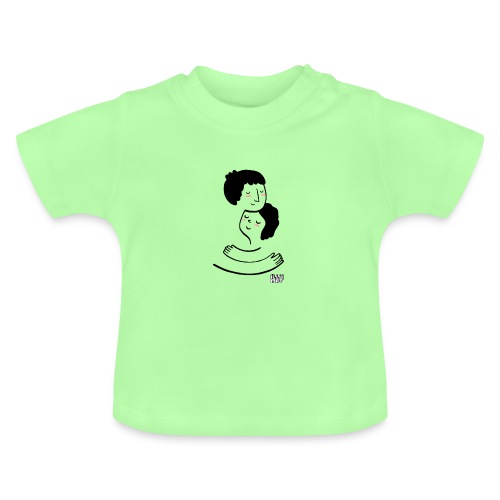 LYD 0002 00 Lieblingsmensch - Baby Bio-T-Shirt mit Rundhals