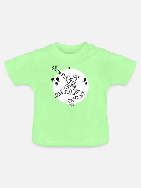 Sport - white - Baby Bio-T-Shirt mit Rundhals - Mintgrün