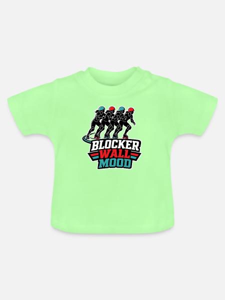 BLOCKER WALL MOOD - Baby Bio-T-Shirt mit Rundhals - Mintgrün