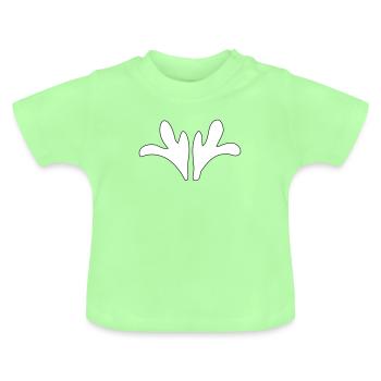 Ornement – Vectorgraphic - T-shirt bio col rond Bébé - vert menthe - Devant