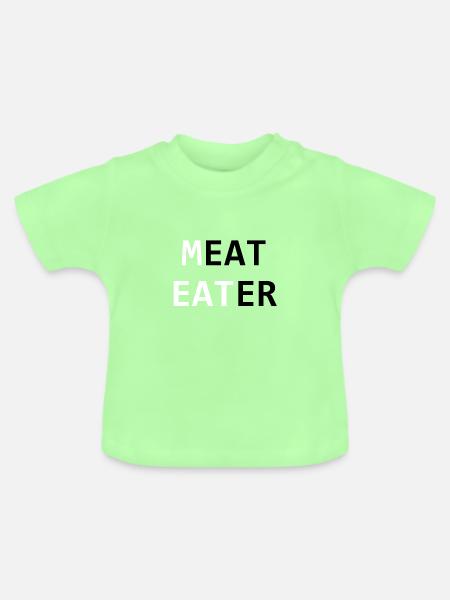 MEAT EATER - Baby Bio-T-Shirt mit Rundhals - Mintgrün