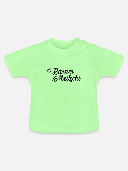 Baerner Meitschi - Baby Bio-T-Shirt mit Rundhals - Mintgrün