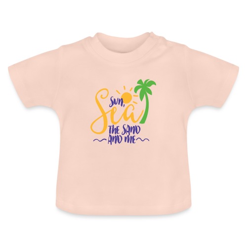 sunseasandandme - Baby Bio-T-Shirt mit Rundhals