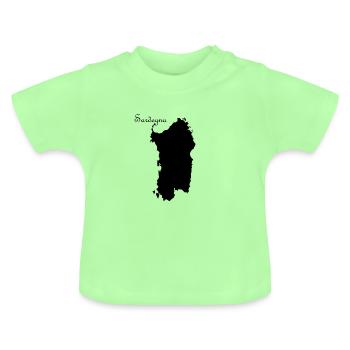 Sardinia Sardegna Italy Holidays Island Emigration - Baby Organic T-Shirt with Round Neck - mint green - Front