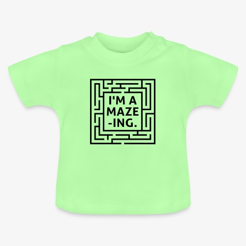A maze -ING. Die Ingenieurs-Persönlichkeit. - Baby Bio-T-Shirt mit Rundhals