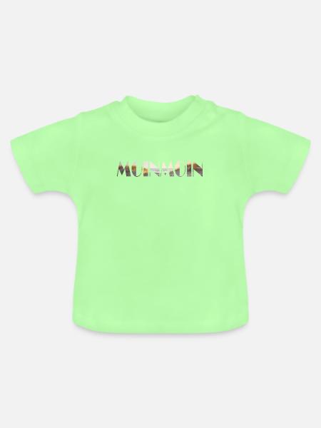 moin moin - Baby Bio-T-Shirt mit Rundhals - Mintgrün