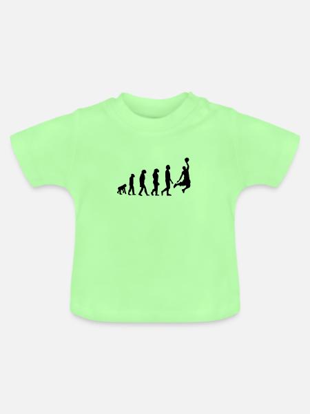 ENTWICKLUNG BASKETBALL - Baby Bio-T-Shirt mit Rundhals - Mintgrün