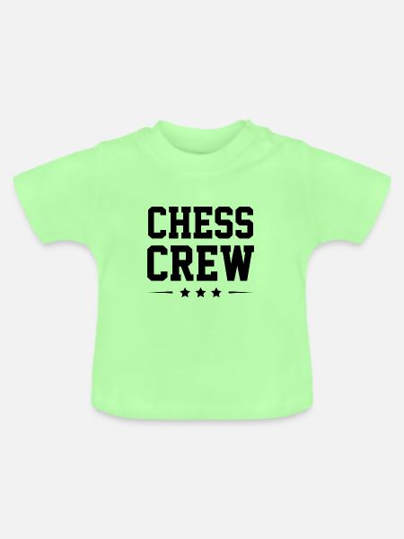 Chess Crew - Baby Bio-T-Shirt mit Rundhals - Mintgrün