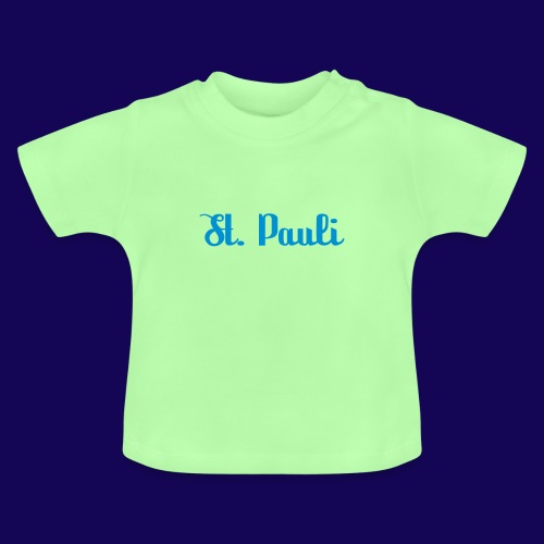 St. Pauli Logotype: Dein Kieztour Begleiter - Baby Bio-T-Shirt mit Rundhals