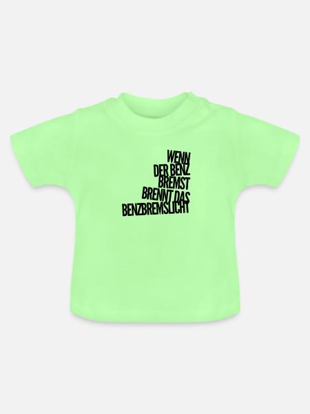 BENZBREMSLICHT - Baby Bio-T-Shirt mit Rundhals - Mintgrün