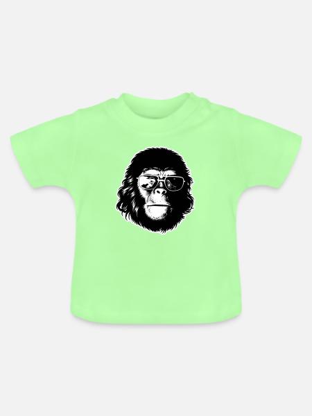 Cool Chimp - Baby Bio-T-Shirt mit Rundhals - Mintgrün