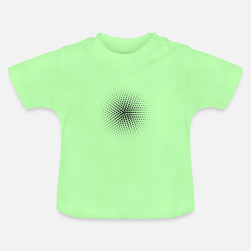 effet - T-shirt bio col rond Bébé - vert menthe