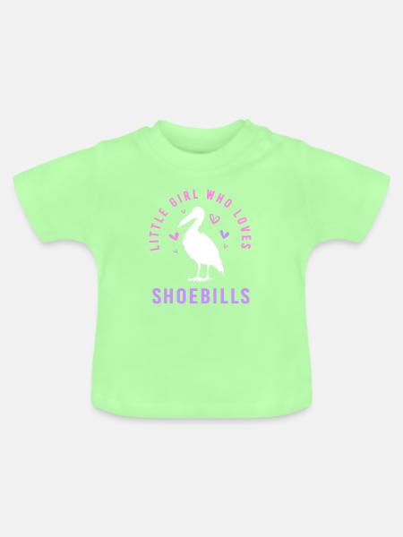 Schuhschnabel - Baby Bio-T-Shirt mit Rundhals - Mintgrün