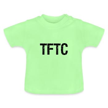 TFTC Geocaching Sprüche - Baby Bio-T-Shirt mit Rundhals - Mintgrün - Vorne
