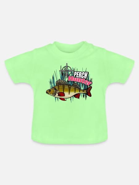 Barschjäger - Baby Bio-T-Shirt mit Rundhals - Mintgrün