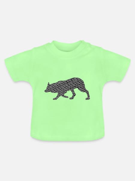 Border Collie Hüten - Baby Bio-T-Shirt mit Rundhals - Mintgrün