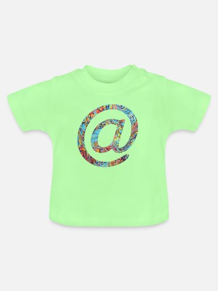 @ et e 31 - Baby Bio-T-Shirt mit Rundhals - Mintgrün