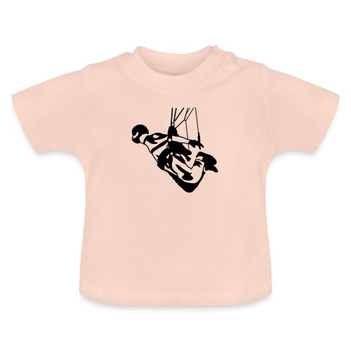 swooping_2 - Baby Bio-T-Shirt mit Rundhals