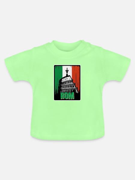 Ewiges Rom - Baby Bio-T-Shirt mit Rundhals - Mintgrün