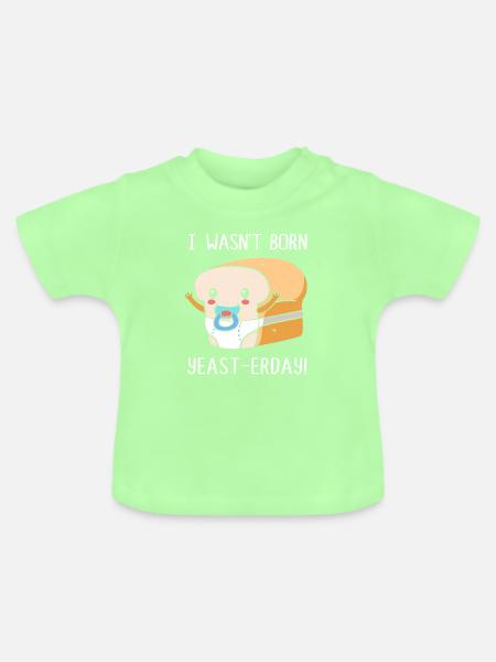 Bäcker Bäckerin Backen - Baby Bio-T-Shirt mit Rundhals - Mintgrün