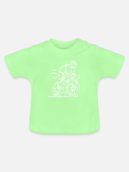 Statement für alle Rennrad - Baby Bio-T-Shirt mit Rundhals - Mintgrün