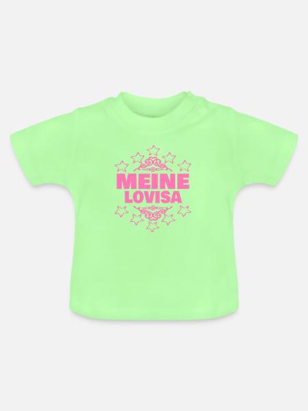Ehefrau Lovisa - Baby Bio-T-Shirt mit Rundhals - Mintgrün