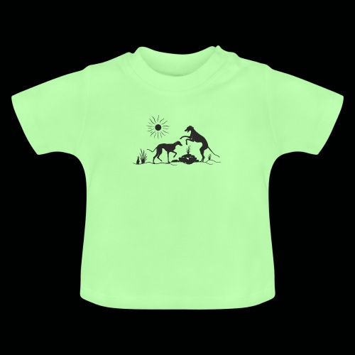 A Galgo`s Day - Baby Bio-T-Shirt mit Rundhals
