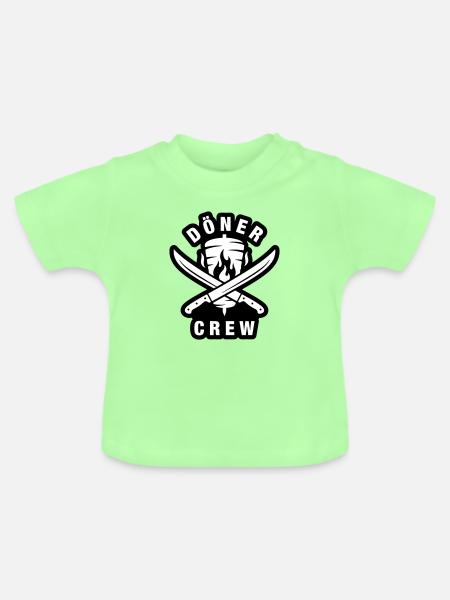 Döner Crew - Baby Bio-T-Shirt mit Rundhals - Mintgrün