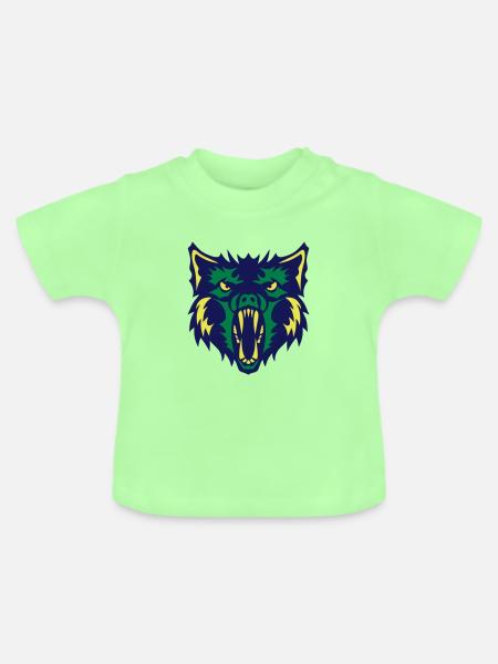 Werwolf 2 - Baby Bio-T-Shirt mit Rundhals - Mintgrün
