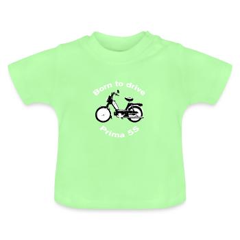 Born to drive HERCULES Prima 5S - Baby Bio-T-Shirt mit Rundhals - Mintgrün - Vorne