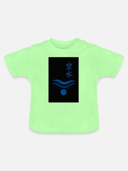 Blue Shell - Baby Bio-T-Shirt mit Rundhals - Mintgrün