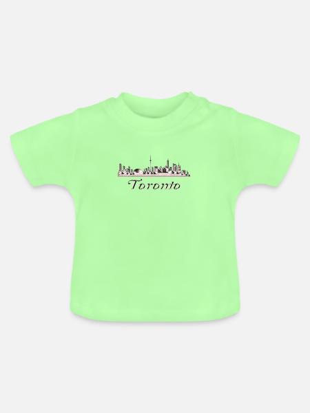 Toronto - Baby Bio-T-Shirt mit Rundhals - Mintgrün
